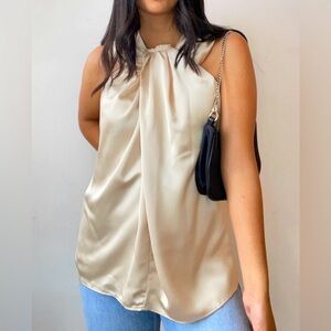 H&M | Champagne Blouse